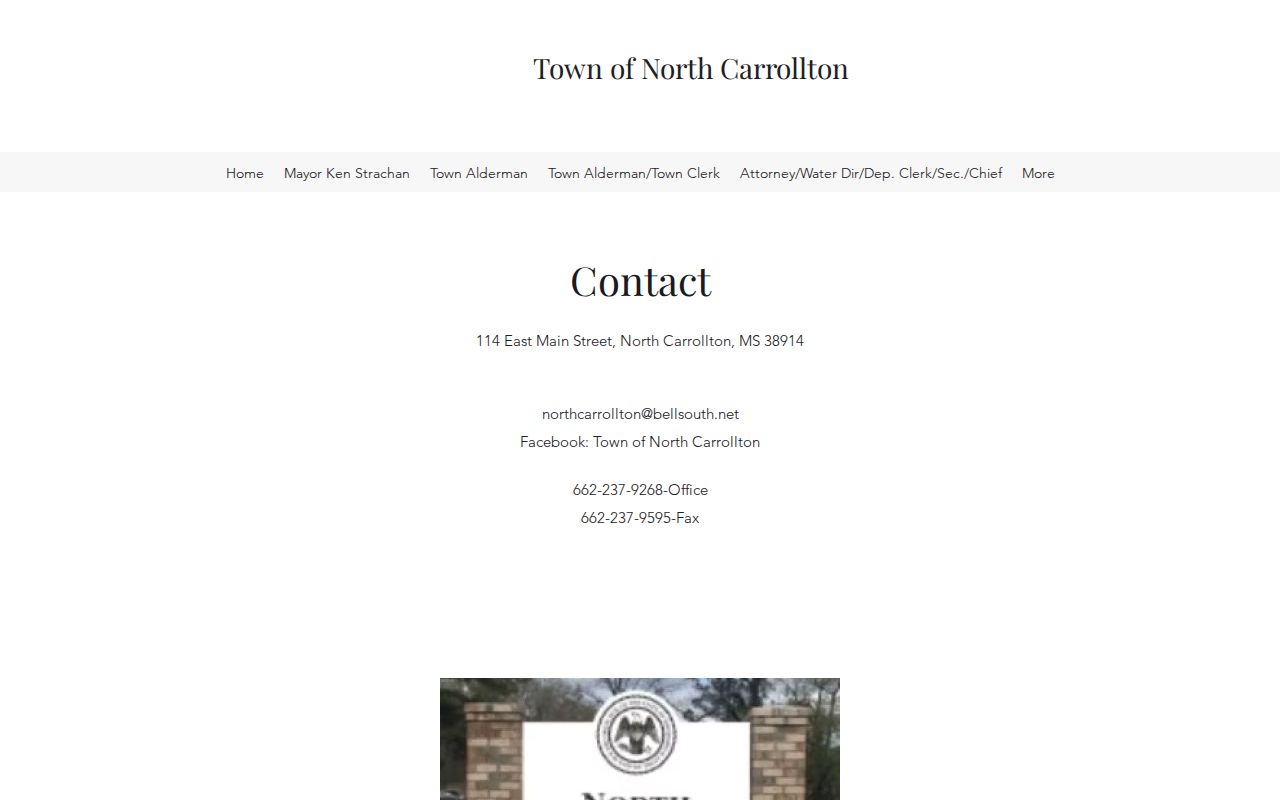 Carroll County traffic ticket municipal contact from the official North Carrollton contact page